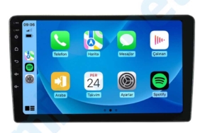 Peugeot 407 için 9 inç Carplay Multimedya Sistemi