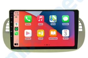 Fiat 500 9 İnç Carplay Android Auto Multimedya Sistemi