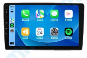 Fiat 500 İçin 9 İnç Carplay Multimedya Sistemi