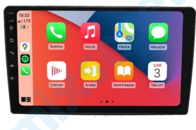 Peugeot 308 9 inç Carplay Android Auto Multimedya