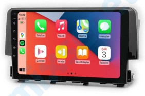 Honda Civic 9″ Carplay Android Auto Multimedya Sistemi