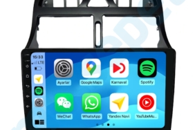 Peugeot 307 9 inç Android Navigasyon Sistemi
